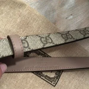 Gucci | Accessories | Authentic Gucci Taupe Leather Belt  display picture 1